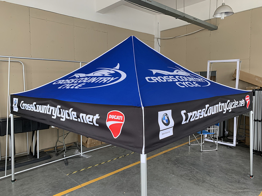 10 ft Outdoor Aluminum Hexagonal Bracket fold tent Structure Used Trade Show Tent For Commercial Event