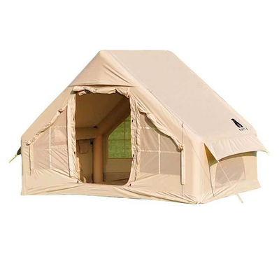 High quality portable folding waterproof double-layer air conditioner inflatable house tent for outdoor camping and travel