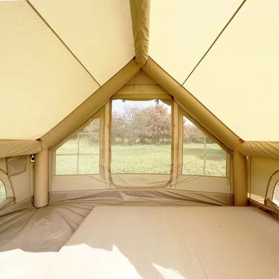 High quality portable folding waterproof double-layer air conditioner inflatable house tent for outdoor camping and travel