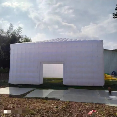 White Inflatable Structures Exhibition Tent White Large Inflatable Show Cube Tent for Advertising Events