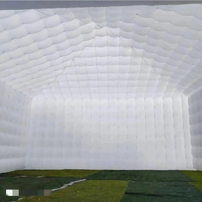 White Inflatable Structures Exhibition Tent White Large Inflatable Show Cube Tent for Advertising Events
