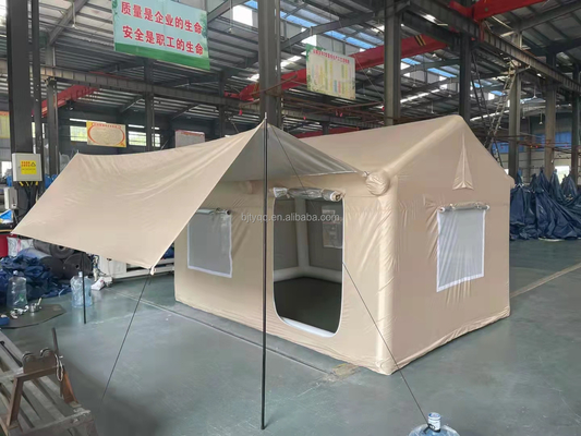 Air Family Inflatable Camping Tent Canvas Customized Luxury Polyester
