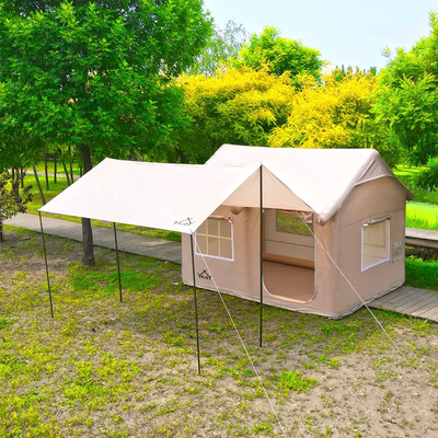 Four Season Inflatable Camping Tent Portable Double Layer Folding