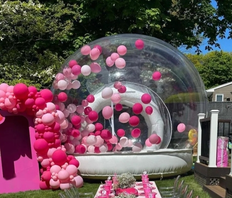 Transparent Inflatable Bubble Tent 100% PVC Bubble House With Blower