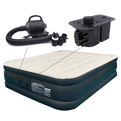 hot selling portable PVC Flocking Double Layer Air Bed Inflatable Air Mattresses