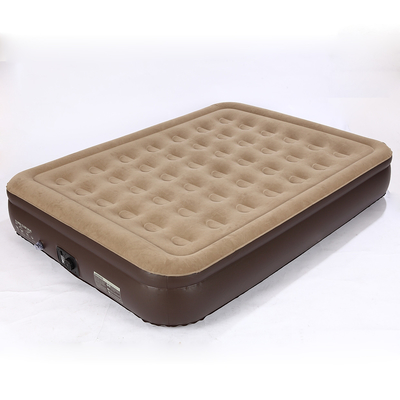 hot selling Blow Up Air Bed Soft Plush Flocking Mattress Durable Automatic Electric Inflation air mattress