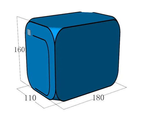 Quadrilateral compartment refuge isolation room simple quick-open folding tent shelter tent module tent