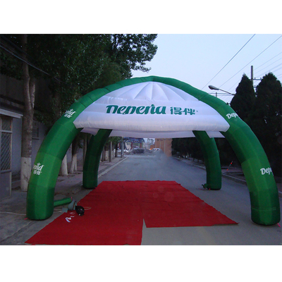 Giant outdoor inflatable tent four legged tent for sale of printed logo