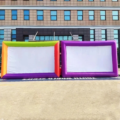 Outdoor Inflatable Movie Screen Wholesale Customized Size Outdoor Movie Screen Rear Projection